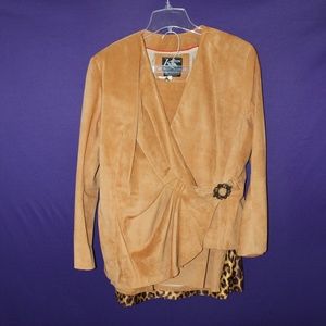 3-piece Suede Suit